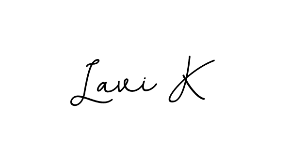 Lavi K stylish signature style. Best Handwritten Sign (BallpointsItalic-DORy9) for my name. Handwritten Signature Collection Ideas for my name Lavi K. Lavi K signature style 11 images and pictures png