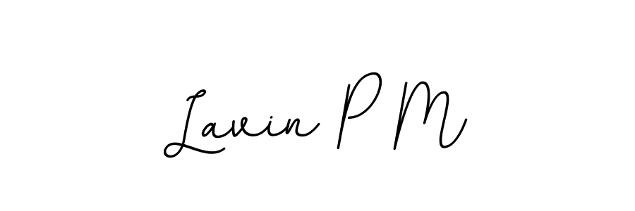 This is the best signature style for the Lavin P M name. Also you like these signature font (BallpointsItalic-DORy9). Mix name signature. Lavin P M signature style 11 images and pictures png
