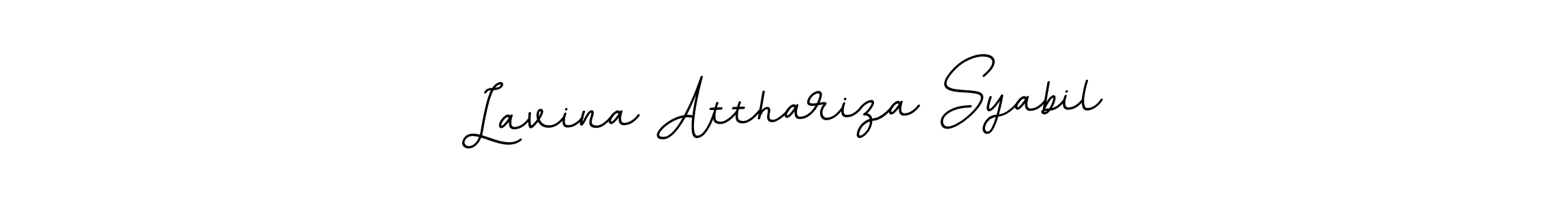 It looks lik you need a new signature style for name Lavina Atthariza Syabil. Design unique handwritten (BallpointsItalic-DORy9) signature with our free signature maker in just a few clicks. Lavina Atthariza Syabil signature style 11 images and pictures png