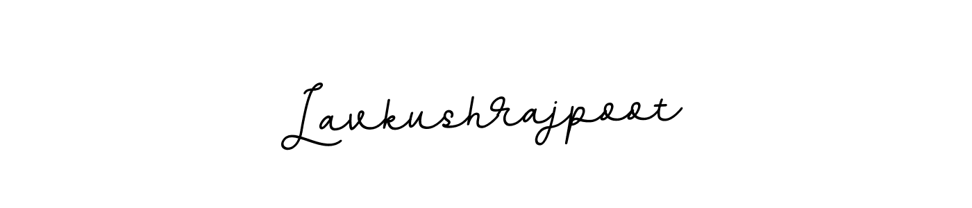 Use a signature maker to create a handwritten signature online. With this signature software, you can design (BallpointsItalic-DORy9) your own signature for name Lavkushrajpoot. Lavkushrajpoot signature style 11 images and pictures png