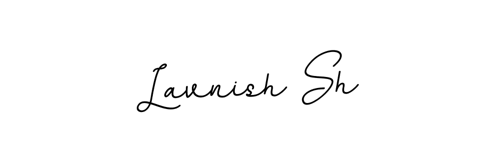 This is the best signature style for the Lavnish Sh name. Also you like these signature font (BallpointsItalic-DORy9). Mix name signature. Lavnish Sh signature style 11 images and pictures png