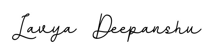 Express your personality with a custom Lavya  Deepanshu signature crafted with BallpointsItalic-DORy9 typography. Free transparent PNG download available. Lavya  Deepanshu signature style 11 images and pictures png