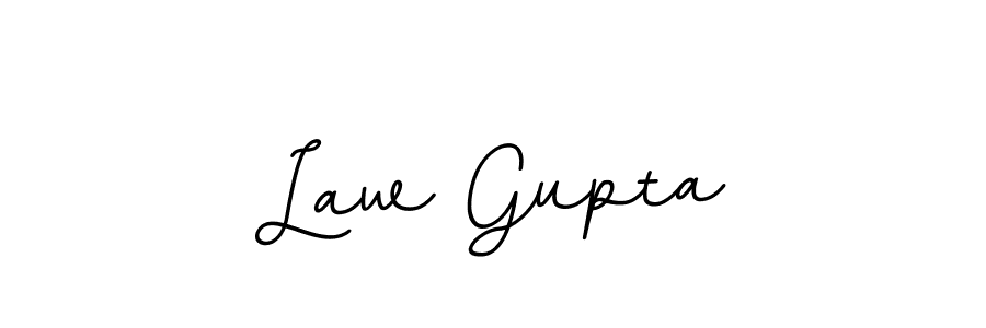 Make a beautiful signature design for name Law Gupta. With this signature (BallpointsItalic-DORy9) style, you can create a handwritten signature for free. Law Gupta signature style 11 images and pictures png