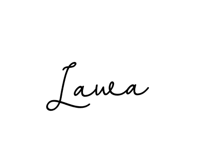 Use a signature maker to create a handwritten signature online. With this signature software, you can design (BallpointsItalic-DORy9) your own signature for name Lawa. Lawa signature style 11 images and pictures png