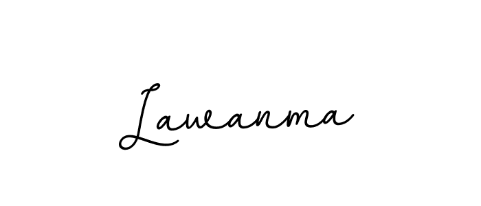 How to make Lawanma name signature. Use BallpointsItalic-DORy9 style for creating short signs online. This is the latest handwritten sign. Lawanma signature style 11 images and pictures png