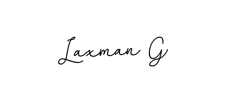 It looks lik you need a new signature style for name Laxman G. Design unique handwritten (BallpointsItalic-DORy9) signature with our free signature maker in just a few clicks. Laxman G signature style 11 images and pictures png