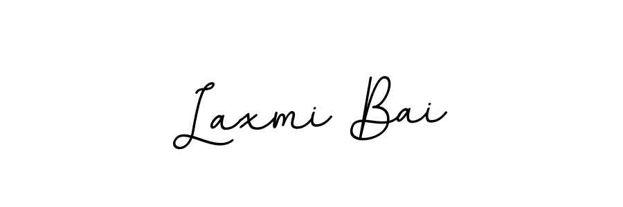 Design your own signature with our free online signature maker. With this signature software, you can create a handwritten (BallpointsItalic-DORy9) signature for name Laxmi Bai. Laxmi Bai signature style 11 images and pictures png