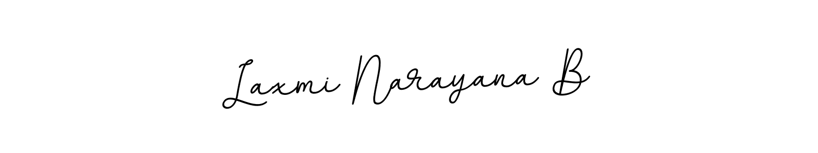 Use a signature maker to create a handwritten signature online. With this signature software, you can design (BallpointsItalic-DORy9) your own signature for name Laxmi Narayana B. Laxmi Narayana B signature style 11 images and pictures png