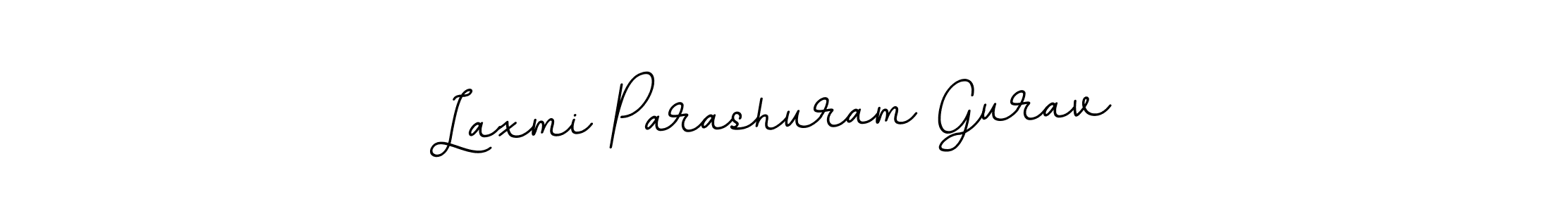 Create a beautiful signature design for name Laxmi Parashuram Gurav. With this signature (BallpointsItalic-DORy9) fonts, you can make a handwritten signature for free. Laxmi Parashuram Gurav signature style 11 images and pictures png