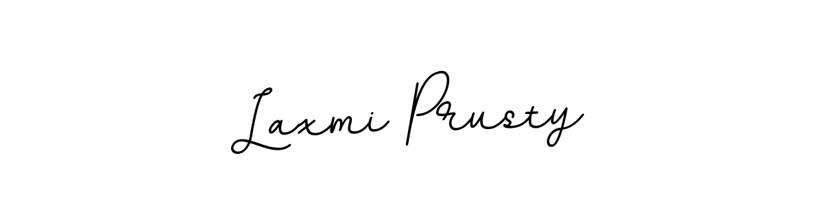 Create a beautiful signature design for name Laxmi Prusty. With this signature (BallpointsItalic-DORy9) fonts, you can make a handwritten signature for free. Laxmi Prusty signature style 11 images and pictures png