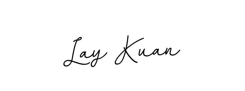 Create a beautiful signature design for name Lay Kuan. With this signature (BallpointsItalic-DORy9) fonts, you can make a handwritten signature for free. Lay Kuan signature style 11 images and pictures png