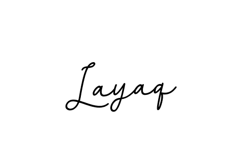You should practise on your own different ways (BallpointsItalic-DORy9) to write your name (Layaq) in signature. don't let someone else do it for you. Layaq signature style 11 images and pictures png