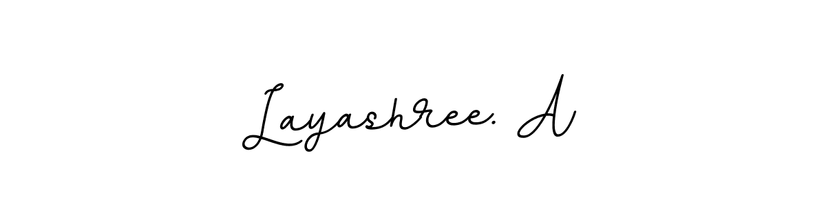 Make a beautiful signature design for name Layashree. A. With this signature (BallpointsItalic-DORy9) style, you can create a handwritten signature for free. Layashree. A signature style 11 images and pictures png