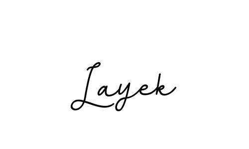 The best way (BallpointsItalic-DORy9) to make a short signature is to pick only two or three words in your name. The name Layek include a total of six letters. For converting this name. Layek signature style 11 images and pictures png
