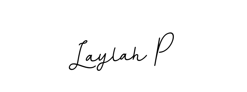 Also You can easily find your signature by using the search form. We will create Laylah P name handwritten signature images for you free of cost using BallpointsItalic-DORy9 sign style. Laylah P signature style 11 images and pictures png