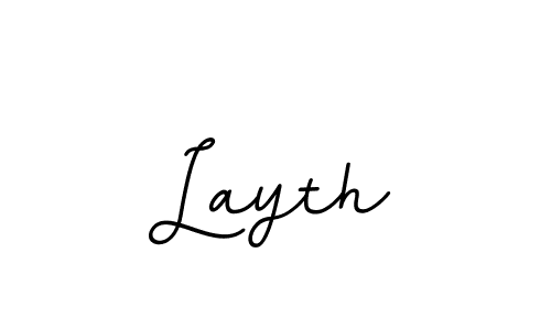 You should practise on your own different ways (BallpointsItalic-DORy9) to write your name (Layth) in signature. don't let someone else do it for you. Layth signature style 11 images and pictures png