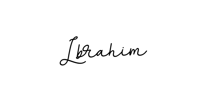 You should practise on your own different ways (BallpointsItalic-DORy9) to write your name (Lbrahim) in signature. don't let someone else do it for you. Lbrahim signature style 11 images and pictures png