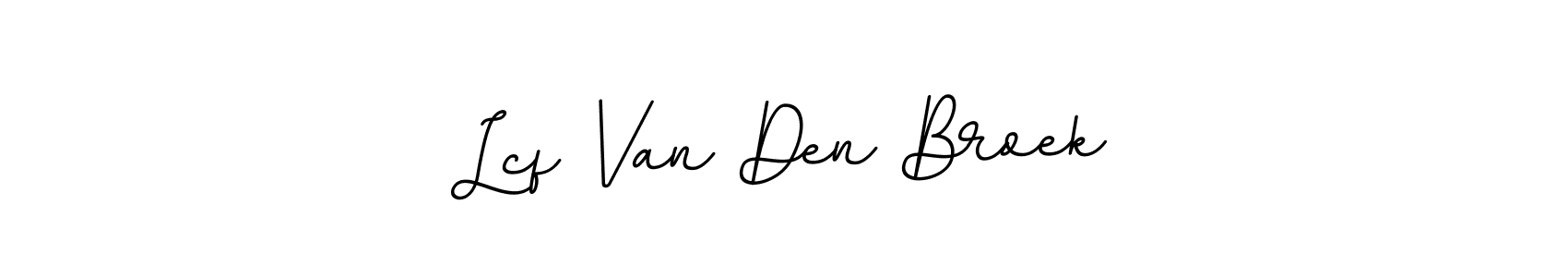 Lcf Van Den Broek stylish signature style. Best Handwritten Sign (BallpointsItalic-DORy9) for my name. Handwritten Signature Collection Ideas for my name Lcf Van Den Broek. Lcf Van Den Broek signature style 11 images and pictures png