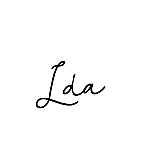 Use a signature maker to create a handwritten signature online. With this signature software, you can design (BallpointsItalic-DORy9) your own signature for name Lda. Lda signature style 11 images and pictures png