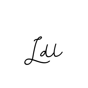 Create a beautiful signature design for name Ldl. With this signature (BallpointsItalic-DORy9) fonts, you can make a handwritten signature for free. Ldl signature style 11 images and pictures png