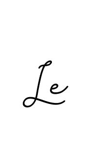 How to make Le name signature. Use BallpointsItalic-DORy9 style for creating short signs online. This is the latest handwritten sign. Le signature style 11 images and pictures png