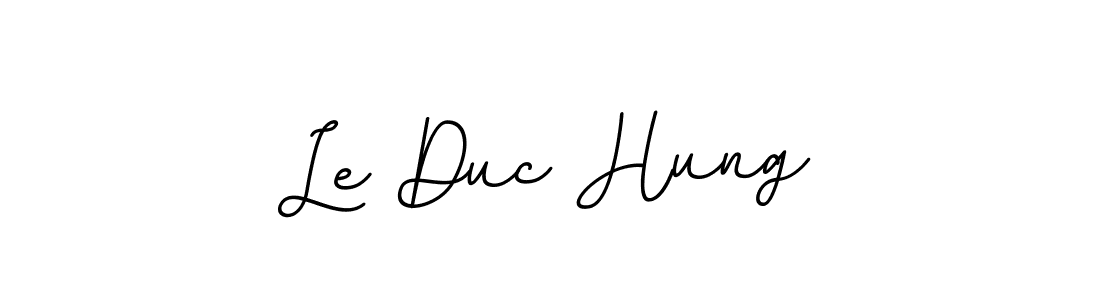 Make a beautiful signature design for name Le Duc Hung. With this signature (BallpointsItalic-DORy9) style, you can create a handwritten signature for free. Le Duc Hung signature style 11 images and pictures png