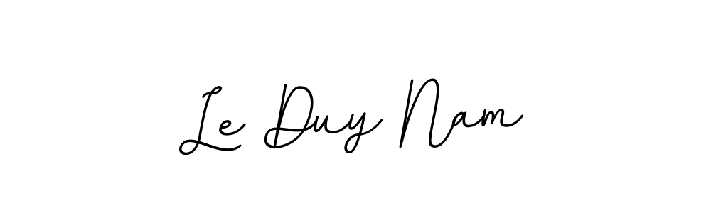 BallpointsItalic-DORy9 is a professional signature style that is perfect for those who want to add a touch of class to their signature. It is also a great choice for those who want to make their signature more unique. Get Le Duy Nam name to fancy signature for free. Le Duy Nam signature style 11 images and pictures png