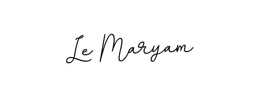 Also You can easily find your signature by using the search form. We will create Le Maryam name handwritten signature images for you free of cost using BallpointsItalic-DORy9 sign style. Le Maryam signature style 11 images and pictures png