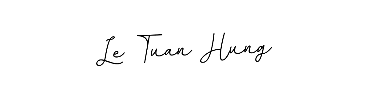 This is the best signature style for the Le Tuan Hung name. Also you like these signature font (BallpointsItalic-DORy9). Mix name signature. Le Tuan Hung signature style 11 images and pictures png