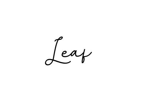 Use a signature maker to create a handwritten signature online. With this signature software, you can design (BallpointsItalic-DORy9) your own signature for name Leaf . Leaf  signature style 11 images and pictures png