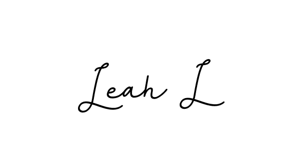 How to make Leah L signature? BallpointsItalic-DORy9 is a professional autograph style. Create handwritten signature for Leah L name. Leah L signature style 11 images and pictures png