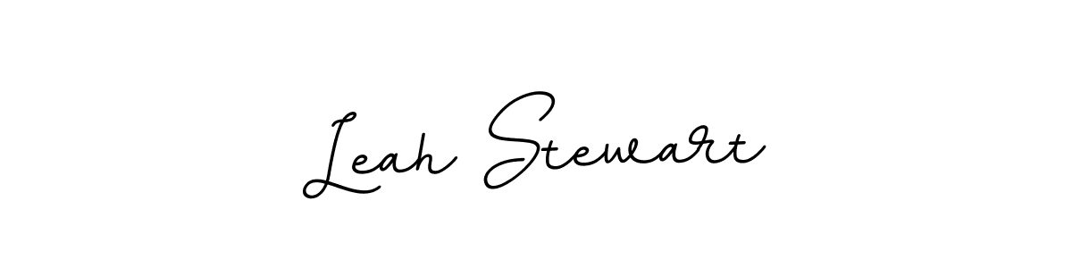 Make a beautiful signature design for name Leah Stewart. With this signature (BallpointsItalic-DORy9) style, you can create a handwritten signature for free. Leah Stewart signature style 11 images and pictures png