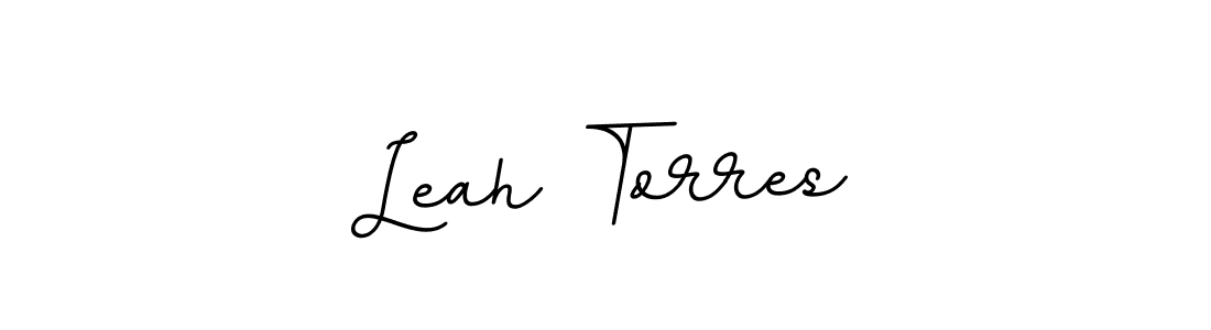 Create a beautiful signature design for name Leah Torres. With this signature (BallpointsItalic-DORy9) fonts, you can make a handwritten signature for free. Leah Torres signature style 11 images and pictures png