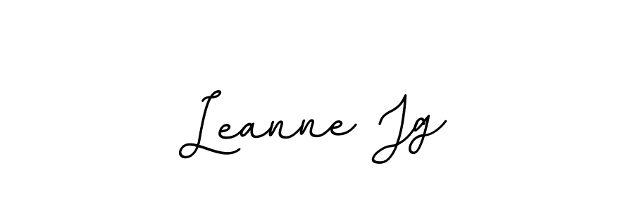 Design your own signature with our free online signature maker. With this signature software, you can create a handwritten (BallpointsItalic-DORy9) signature for name Leanne Jg. Leanne Jg signature style 11 images and pictures png