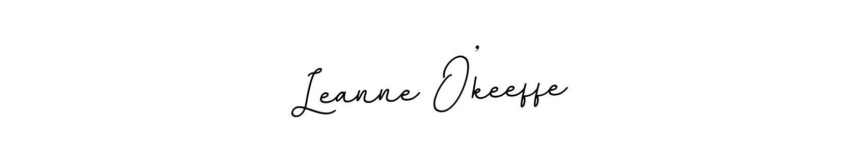 if you are searching for the best signature style for your name Leanne O’keeffe. so please give up your signature search. here we have designed multiple signature styles  using BallpointsItalic-DORy9. Leanne O’keeffe signature style 11 images and pictures png