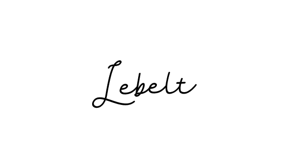 Use a signature maker to create a handwritten signature online. With this signature software, you can design (BallpointsItalic-DORy9) your own signature for name Lebelt. Lebelt signature style 11 images and pictures png