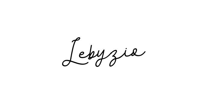 The best way (BallpointsItalic-DORy9) to make a short signature is to pick only two or three words in your name. The name Lebyzio include a total of six letters. For converting this name. Lebyzio signature style 11 images and pictures png