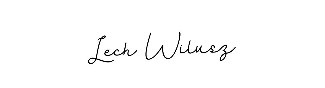 Use a signature maker to create a handwritten signature online. With this signature software, you can design (BallpointsItalic-DORy9) your own signature for name Lech Wilusz. Lech Wilusz signature style 11 images and pictures png