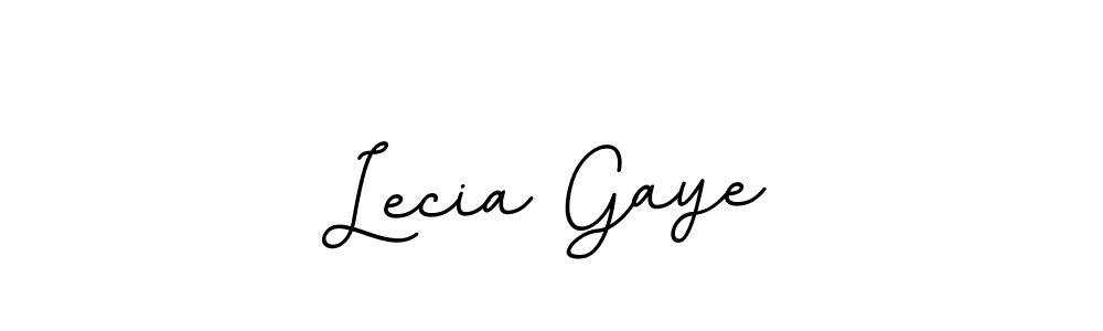 Lecia Gaye stylish signature style. Best Handwritten Sign (BallpointsItalic-DORy9) for my name. Handwritten Signature Collection Ideas for my name Lecia Gaye. Lecia Gaye signature style 11 images and pictures png