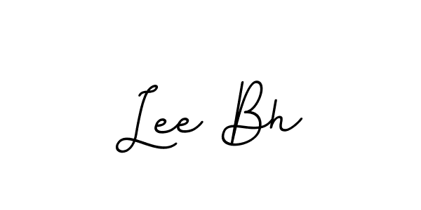 You should practise on your own different ways (BallpointsItalic-DORy9) to write your name (Lee Bh) in signature. don't let someone else do it for you. Lee Bh signature style 11 images and pictures png