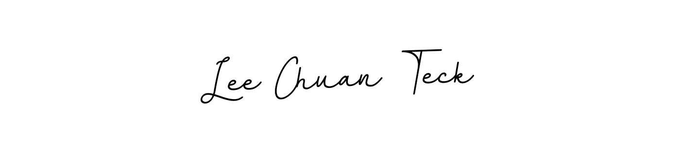 Create a beautiful signature design for name Lee Chuan Teck. With this signature (BallpointsItalic-DORy9) fonts, you can make a handwritten signature for free. Lee Chuan Teck signature style 11 images and pictures png