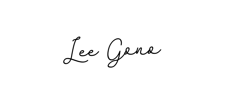 if you are searching for the best signature style for your name Lee Gono. so please give up your signature search. here we have designed multiple signature styles  using BallpointsItalic-DORy9. Lee Gono signature style 11 images and pictures png