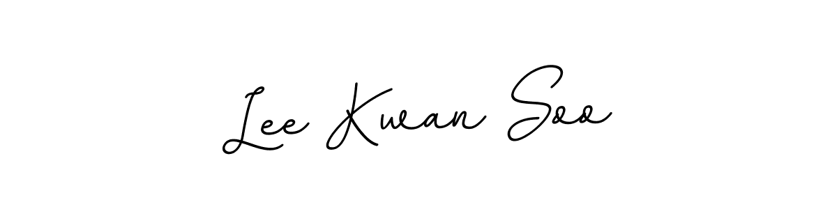 You should practise on your own different ways (BallpointsItalic-DORy9) to write your name (Lee Kwan Soo) in signature. don't let someone else do it for you. Lee Kwan Soo signature style 11 images and pictures png