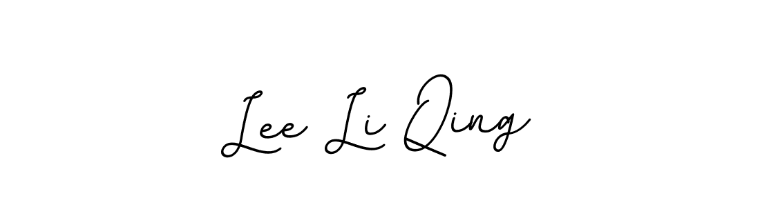 This is the best signature style for the Lee Li Qing name. Also you like these signature font (BallpointsItalic-DORy9). Mix name signature. Lee Li Qing signature style 11 images and pictures png