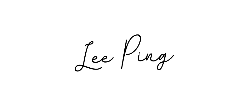 Make a beautiful signature design for name Lee Ping. With this signature (BallpointsItalic-DORy9) style, you can create a handwritten signature for free. Lee Ping signature style 11 images and pictures png