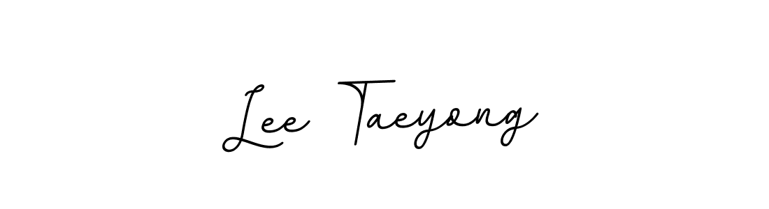 Design your own signature with our free online signature maker. With this signature software, you can create a handwritten (BallpointsItalic-DORy9) signature for name Lee Taeyong. Lee Taeyong signature style 11 images and pictures png