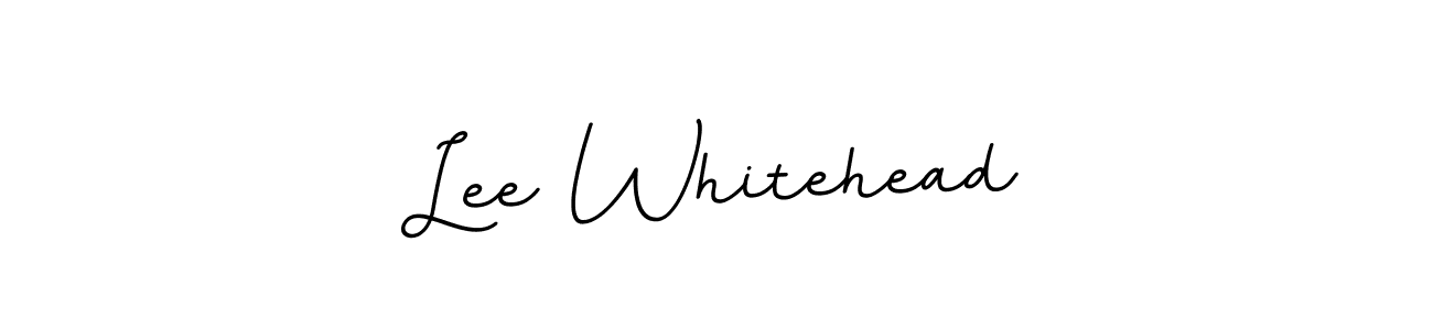 You should practise on your own different ways (BallpointsItalic-DORy9) to write your name (Lee Whitehead) in signature. don't let someone else do it for you. Lee Whitehead signature style 11 images and pictures png