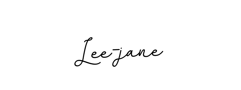 if you are searching for the best signature style for your name Lee-jane. so please give up your signature search. here we have designed multiple signature styles  using BallpointsItalic-DORy9. Lee-jane signature style 11 images and pictures png