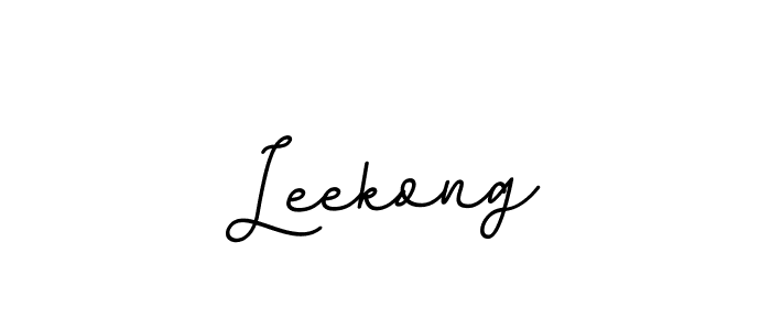 The best way (BallpointsItalic-DORy9) to make a short signature is to pick only two or three words in your name. The name Leekong include a total of six letters. For converting this name. Leekong signature style 11 images and pictures png