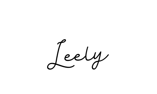 Design your own signature with our free online signature maker. With this signature software, you can create a handwritten (BallpointsItalic-DORy9) signature for name Leely. Leely signature style 11 images and pictures png